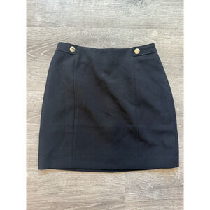 H&M Black Pencil Mini Skirt Size 2